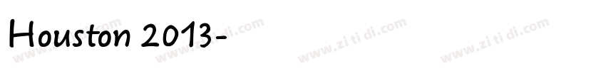 Houston 2013字体转换